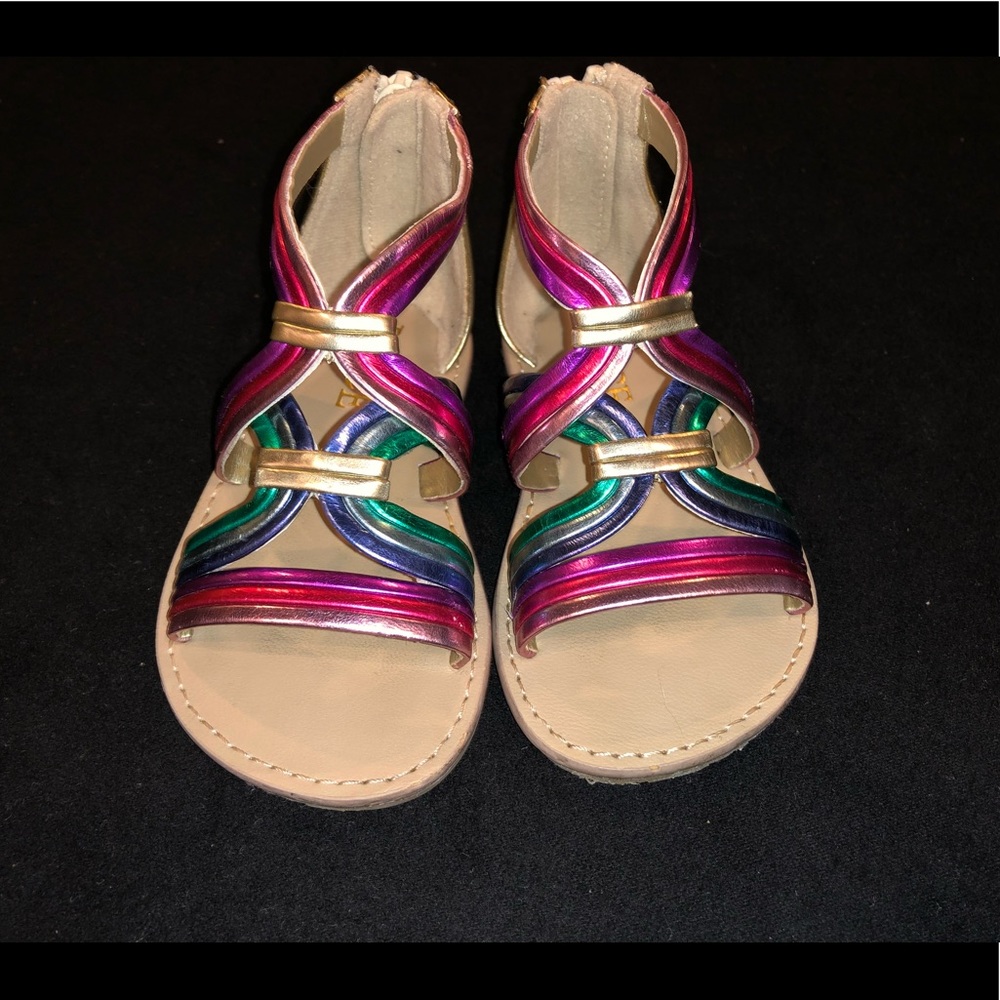 Baby/Toddler girl multi color sandal SZ 6